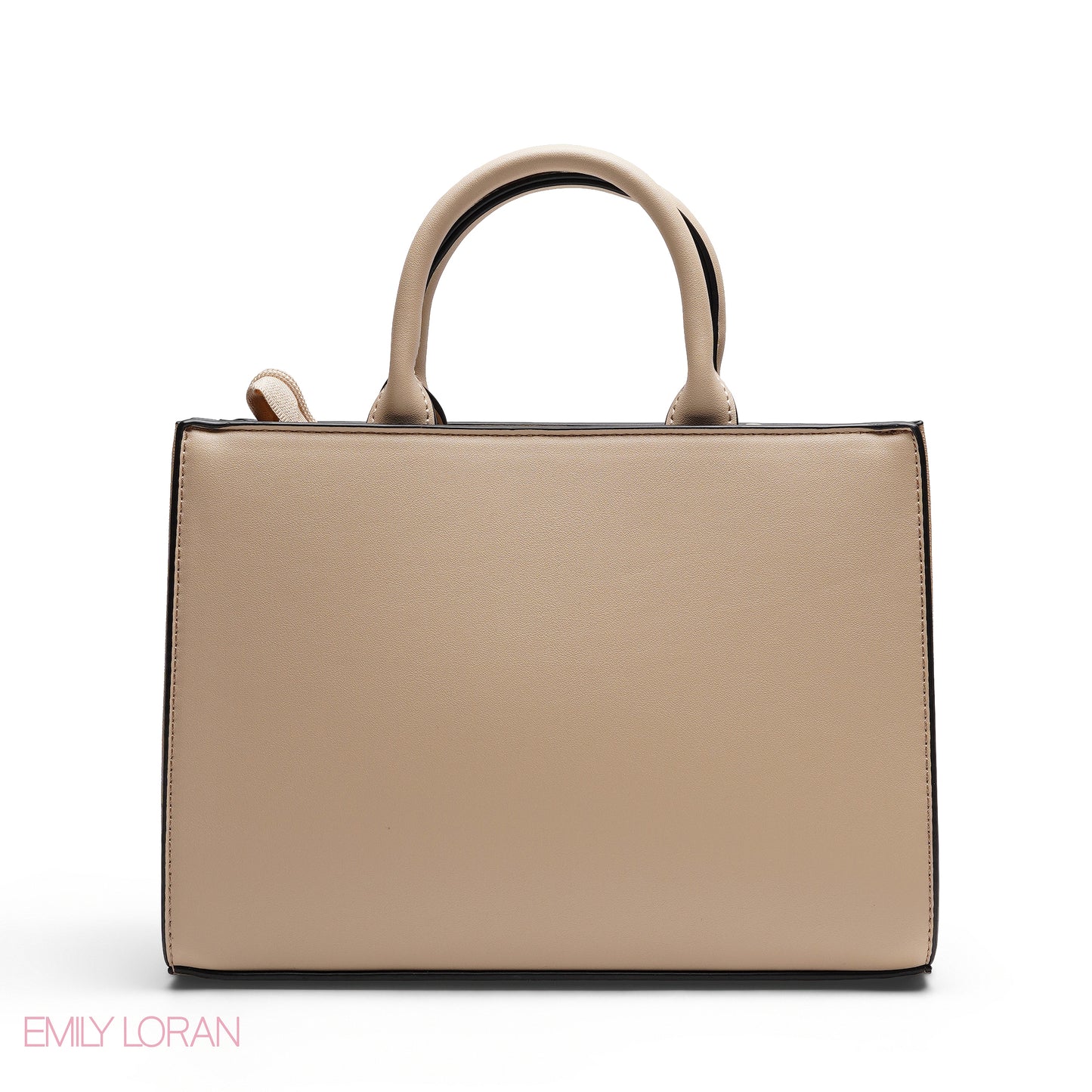 CHIC LASER CUTOUT TOP HANDLE BAG