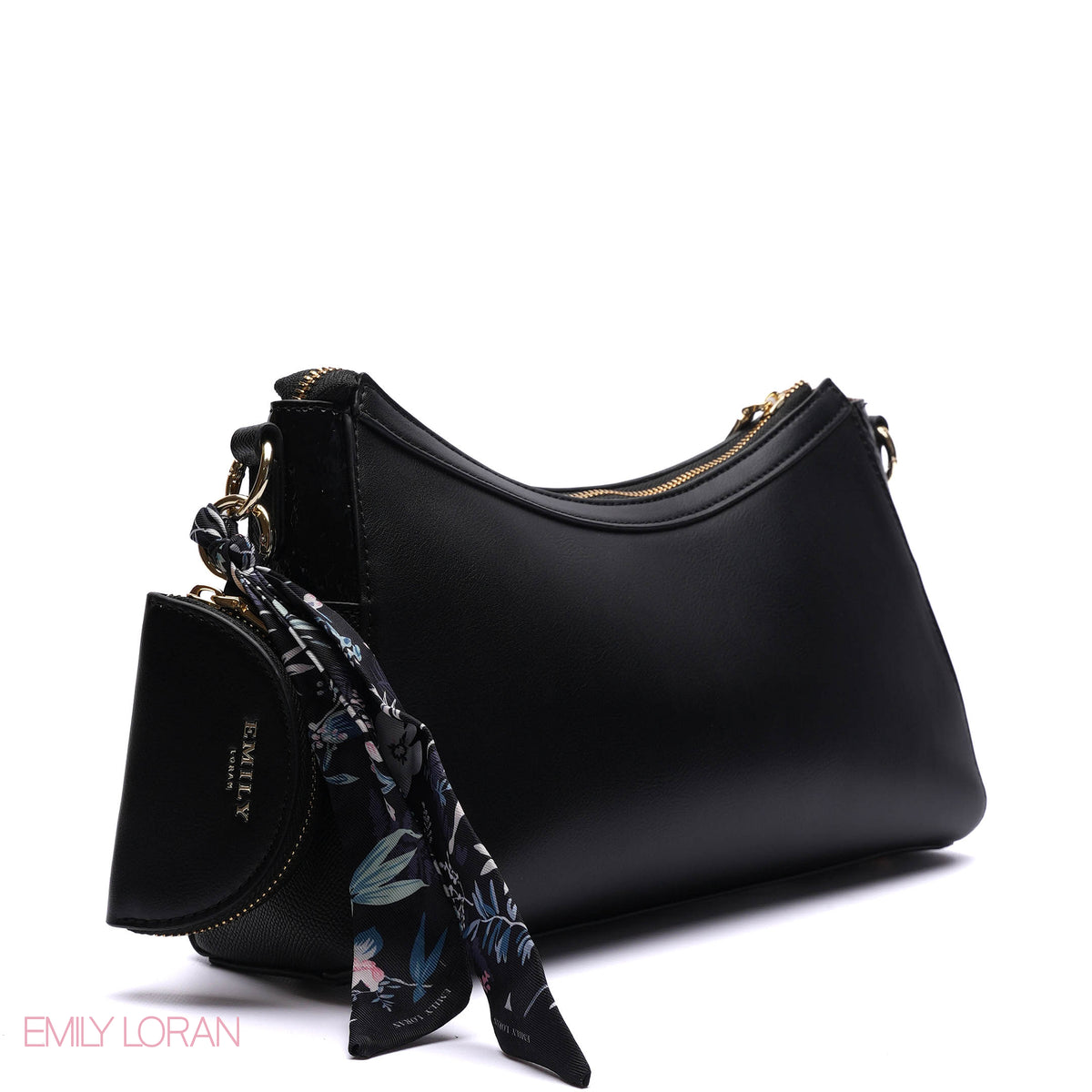 CROSS-BODYBAG SNACK PRINT AND FLOWER STRUCTURE - SMALL