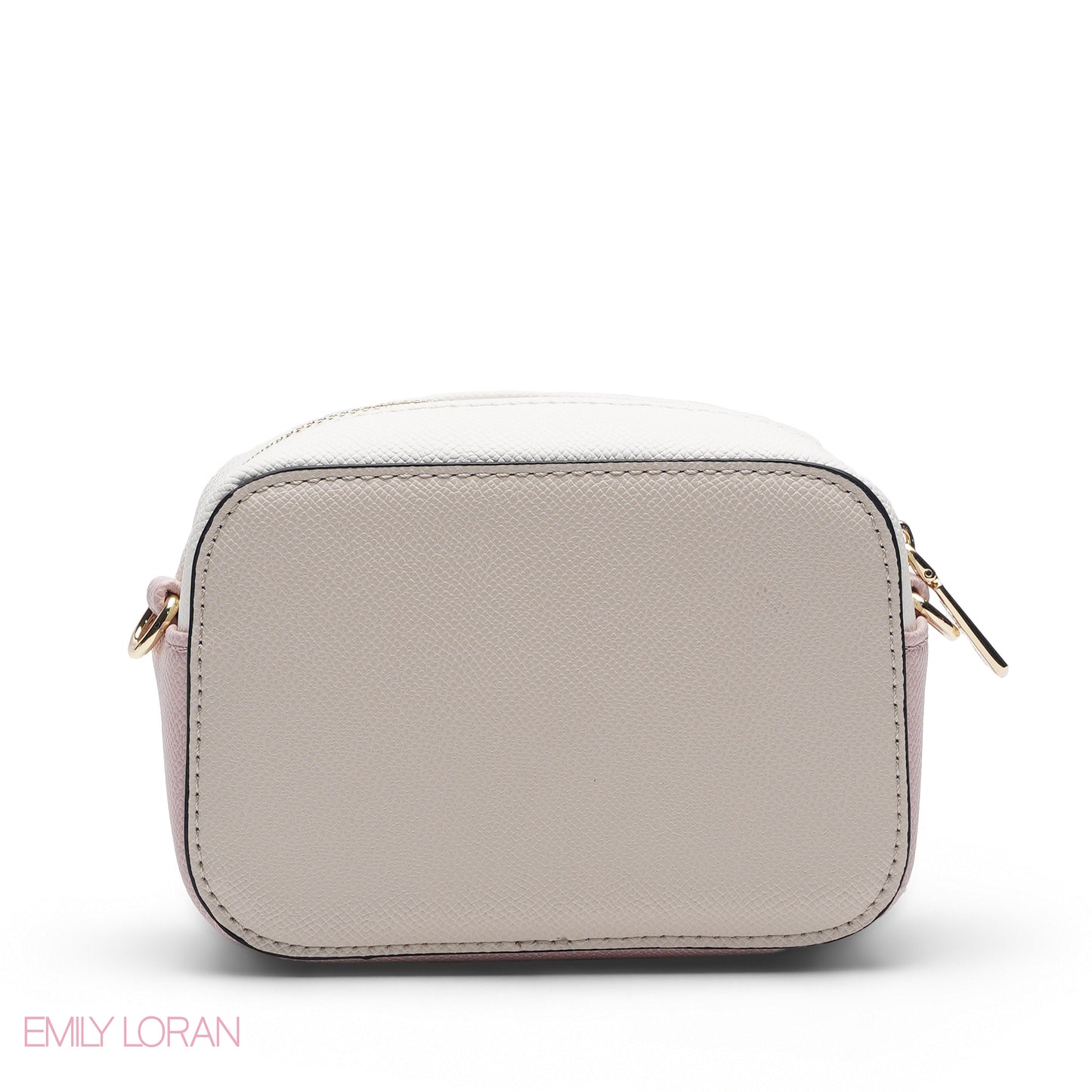 MINI BEIGE BAG WITH GOLD CHAIN