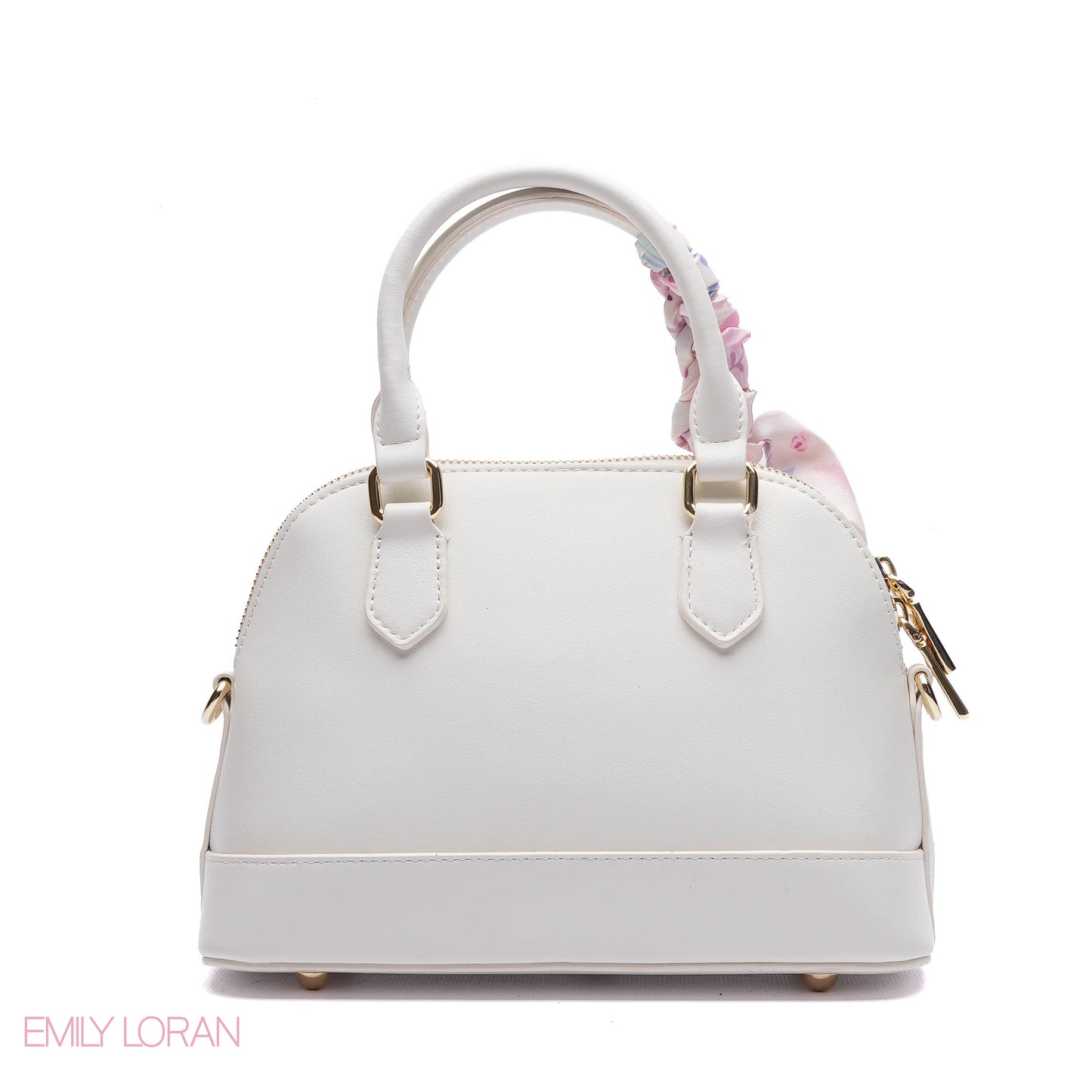 FLORAL DOME HANDBAG WITH SCARF