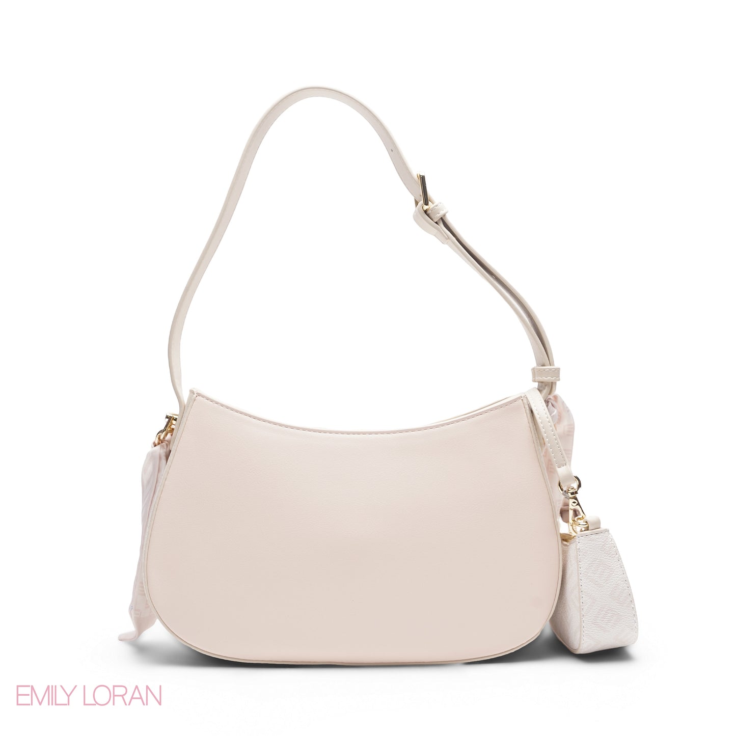 SOLID BEIGE WITH BEIGE MINI BAG & SCARF - MED