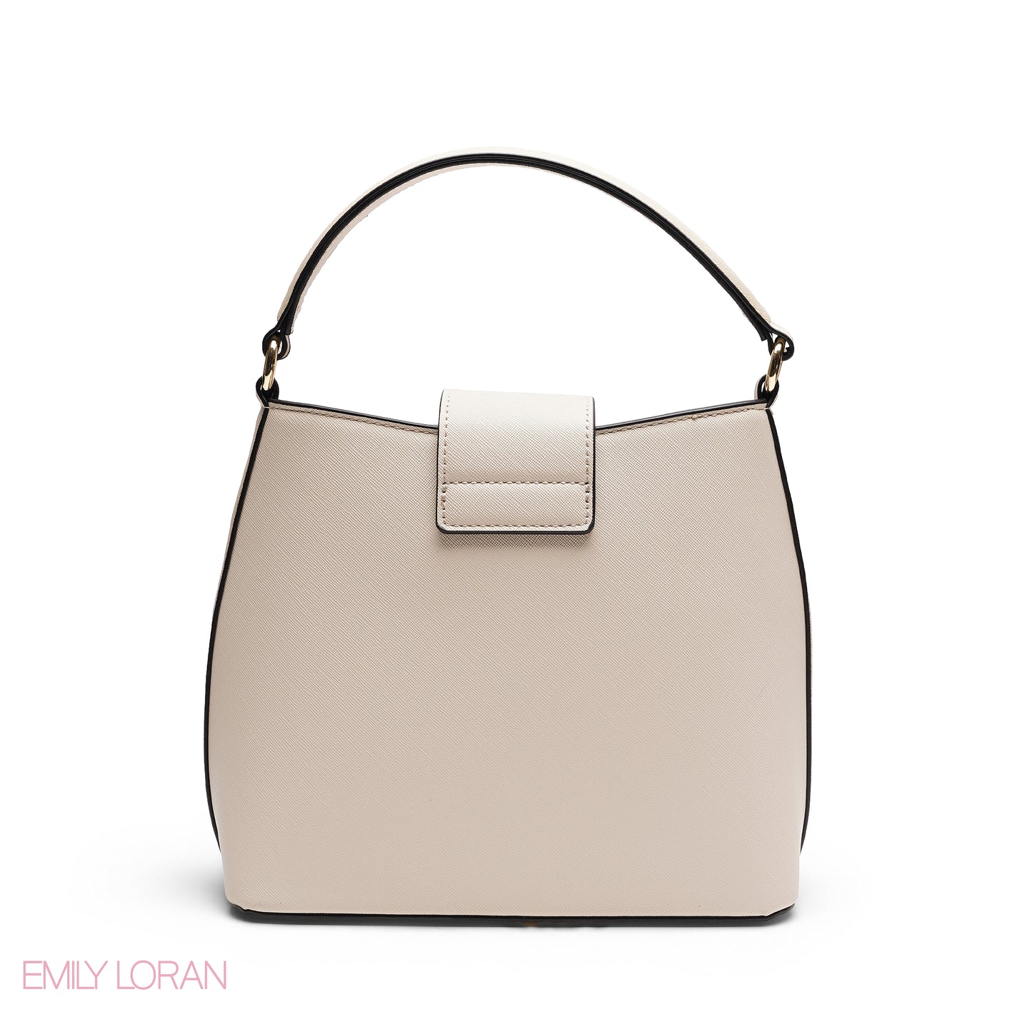 ELEGANT FLORAL PRINT SATCHEL BAG