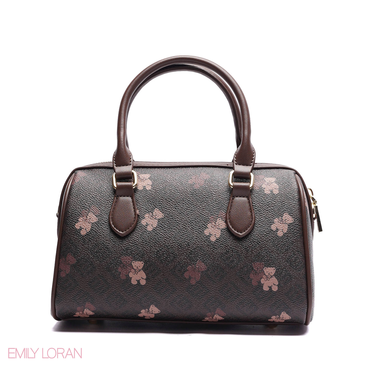 MONOGRAM STRUCTURED HANDBAG WITH CHAIN - SMALL