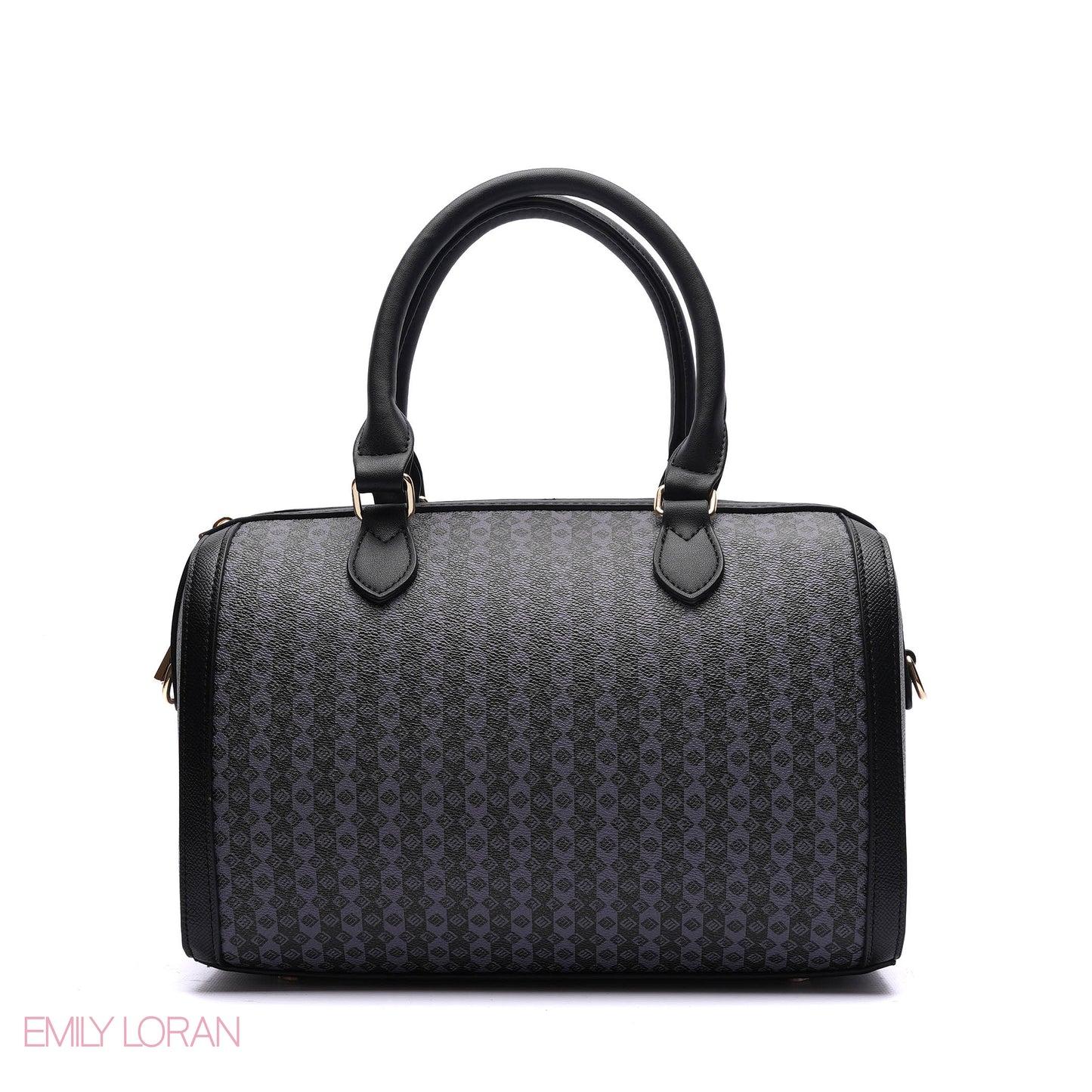 MONOGRAM BARREL BAG WITH CHARM CHAIN - MEDIUM