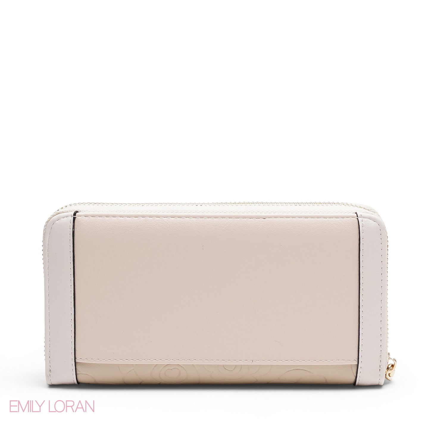 FLORAL PRINT DOUBLE COMPARTMENT ZIP-AROUND WALLET