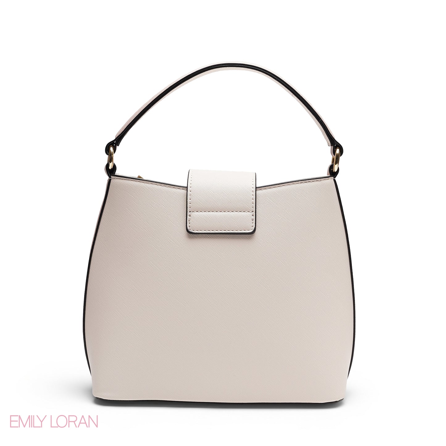 ELEGANT FLORAL PRINT SATCHEL BAG