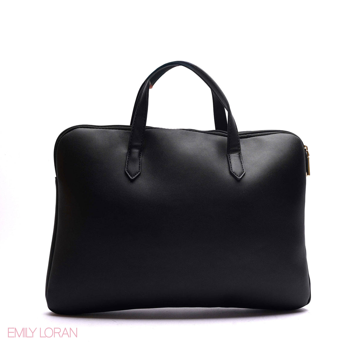 MONOGRAM LAPTOP BAG WITH LOGO WEBBING STRAP
