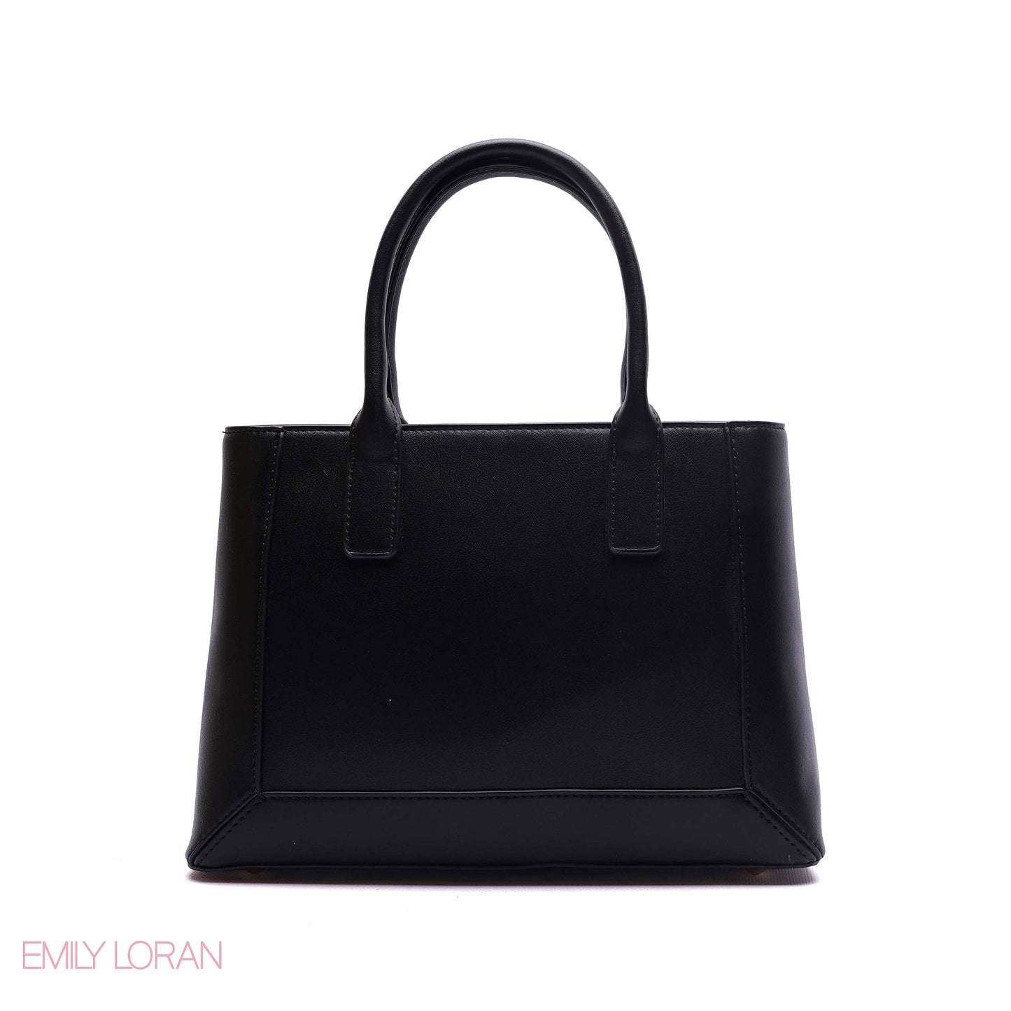 EMBOSSED FLORAL PANELLED SATCHEL BAG - SMALL