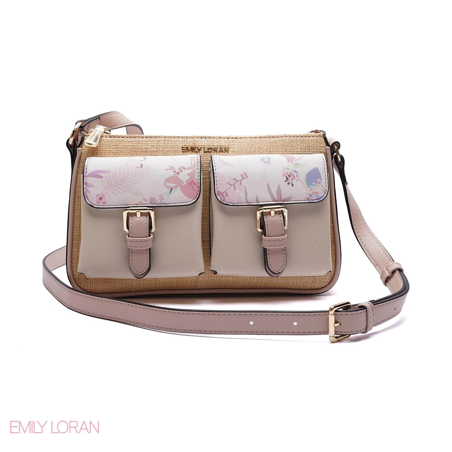 ELEGANT DUAL-POCKET CROSSBODY BAG