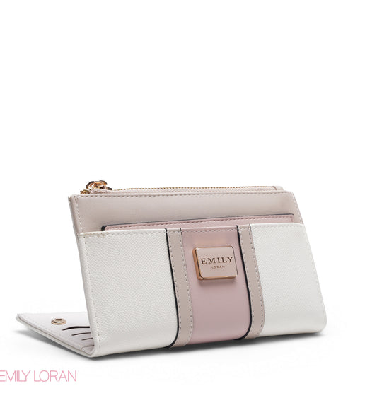 NUDE PINK ZIP-AROUND WALLET