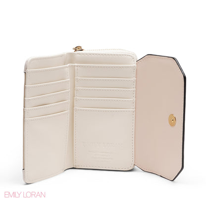 MONOGRAM EMBOSSED MULTI-COMPARTMENT WALLET
