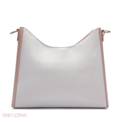 EMBOSSED ROSE SHOULDER BAG SET