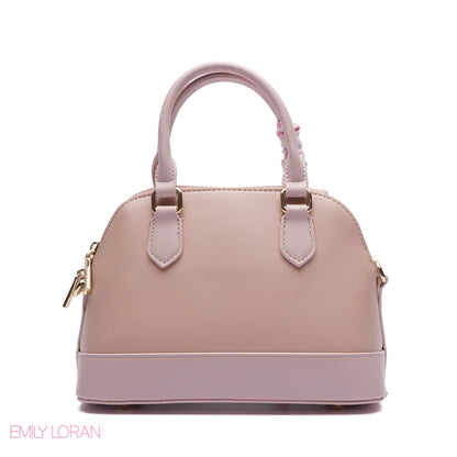 FLORAL DOME HANDBAG WITH SCARF