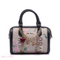 MONOGRAM BARREL BAG WITH CHARM CHAIN - SMALL
