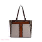 SHOULDER BAG WITH SNAKE PRINT AND SIMPLE LEATHER POUCH - LARGE