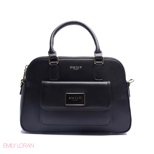 DOME FRONT-POCKET HANDBAG - SMALL