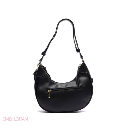 ELEGANT SHOULDER BAG SNAKE PRINT  WITH SMALL POUCH - SMALL