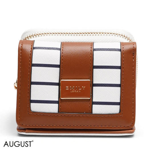 STRIPPED TRI-FOLD WALLET