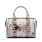 MONOGRAM BARREL BAG WITH CHARM CHAIN - SMALL
