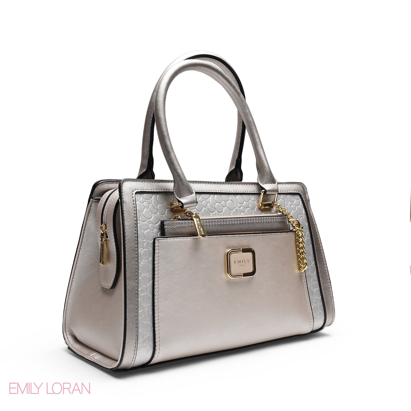 EMILY SPECIAL DESIGN WITH METALLIC POUCH BAG