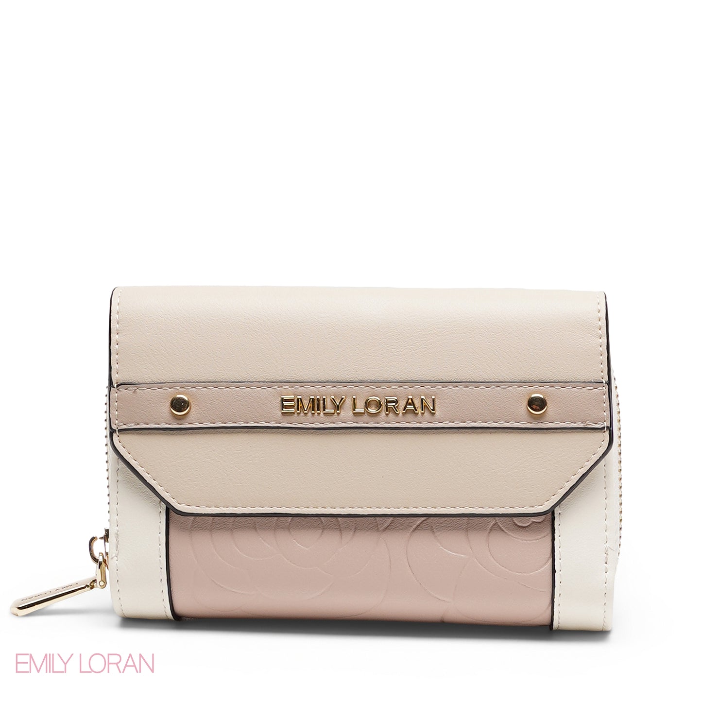 MONOGRAM EMBOSSED MULTI-COMPARTMENT WALLET