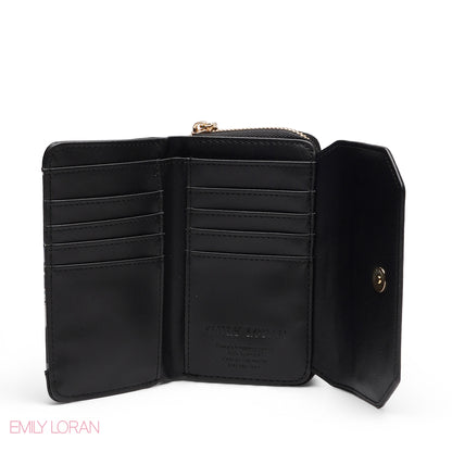 MONOGRAM EMBOSSED MULTI-COMPARTMENT WALLET
