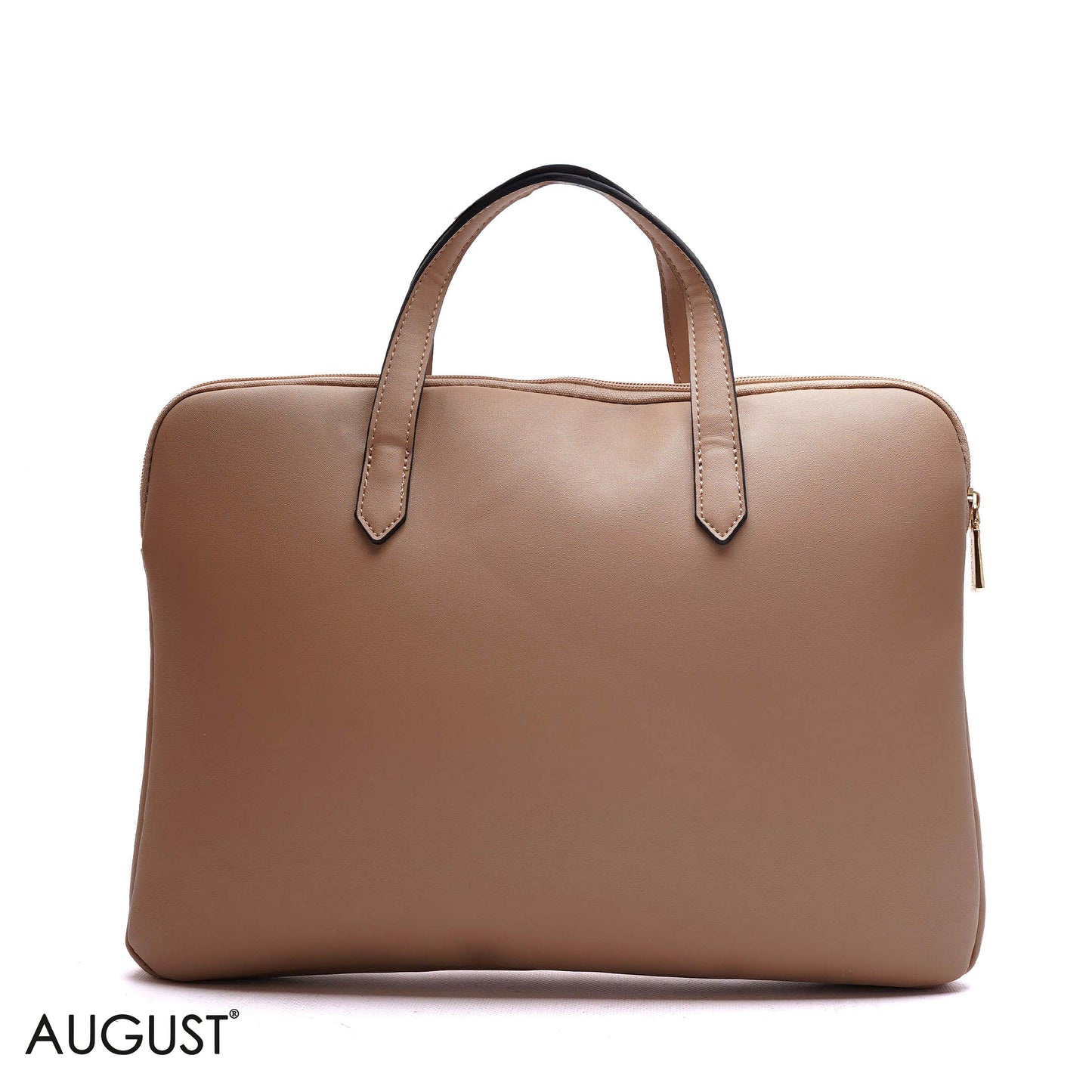 MONOGRAM LAPTOP BAG WITH LOGO WEBBING STRAP