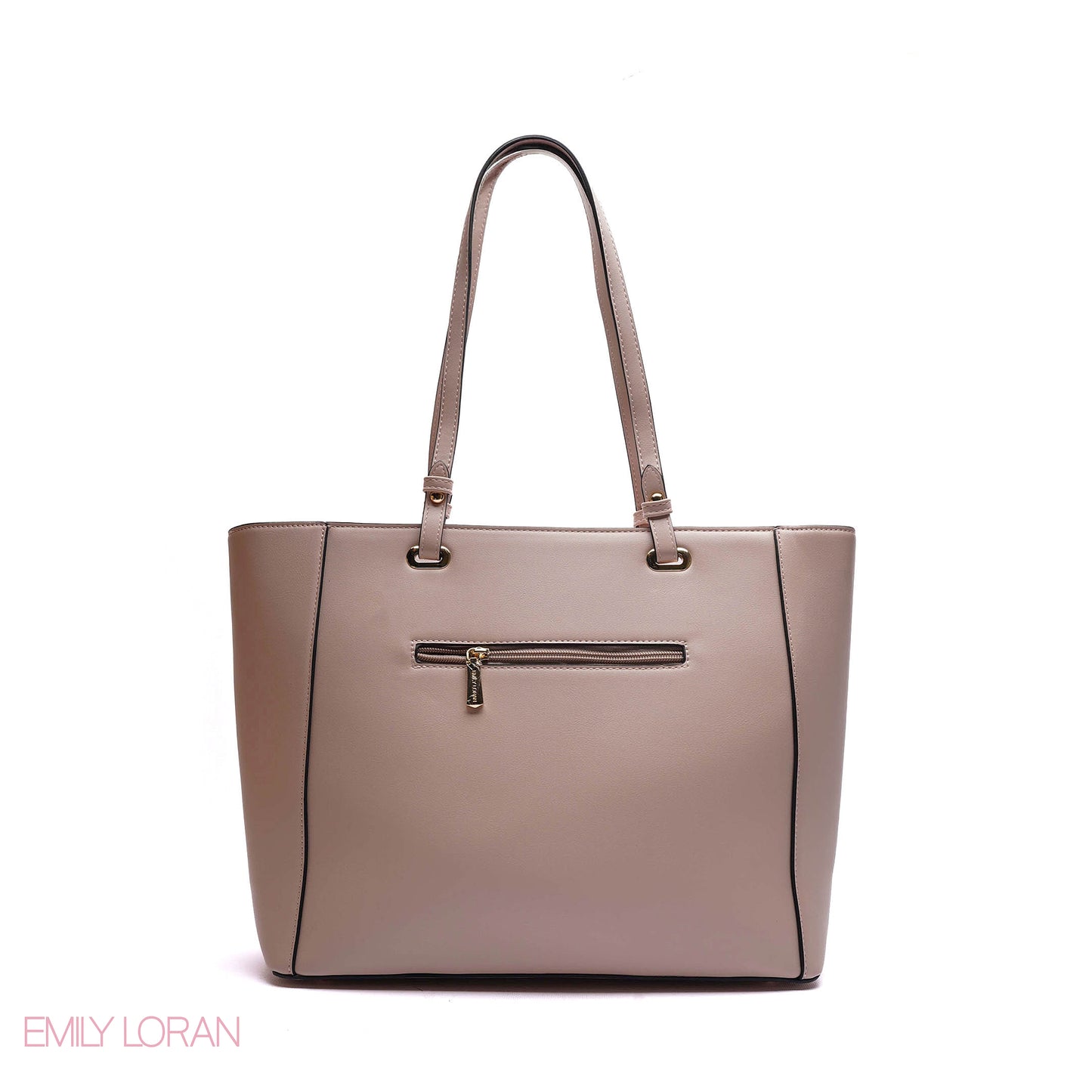SHOULDER BAG MIX STROW AND LETHER WITH POUCH - LARGE