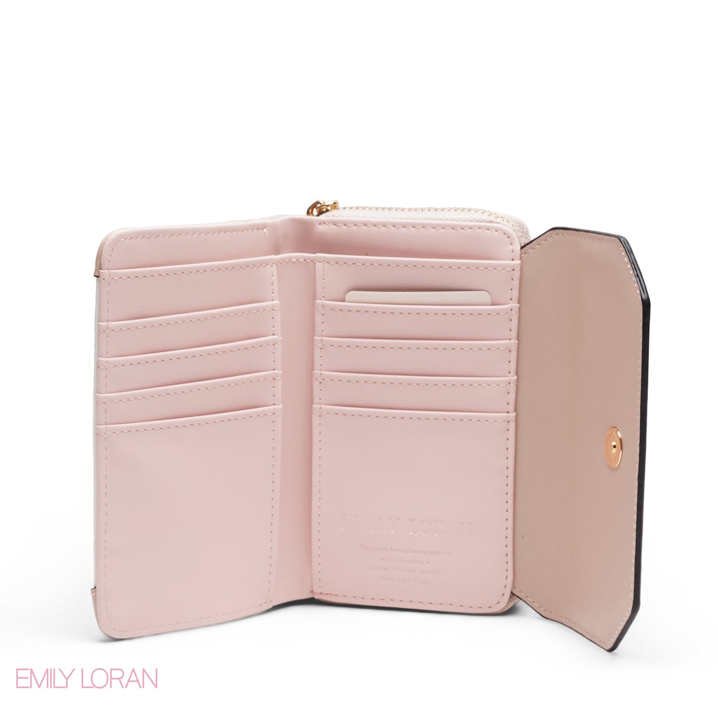 MONOGRAM EMBOSSED MULTI-COMPARTMENT WALLET