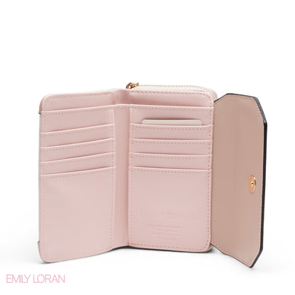 MONOGRAM EMBOSSED MULTI-COMPARTMENT WALLET