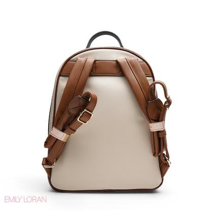 CHIC MULTI TEXTURED DAILY ESSENTIAL BACKPACK BAG