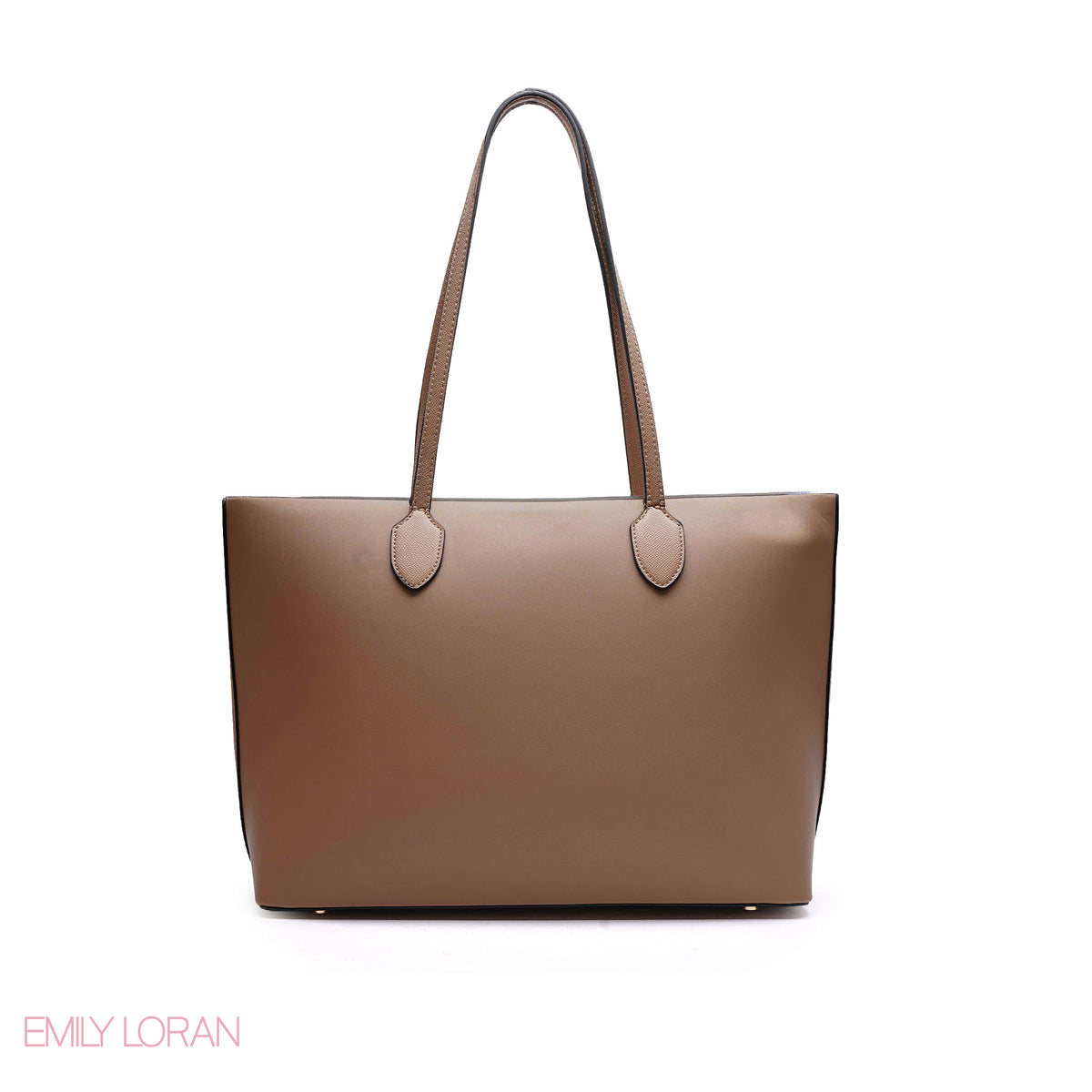 BEIGE SHOULDER-BAG WITH MINI POUCH - LARGE