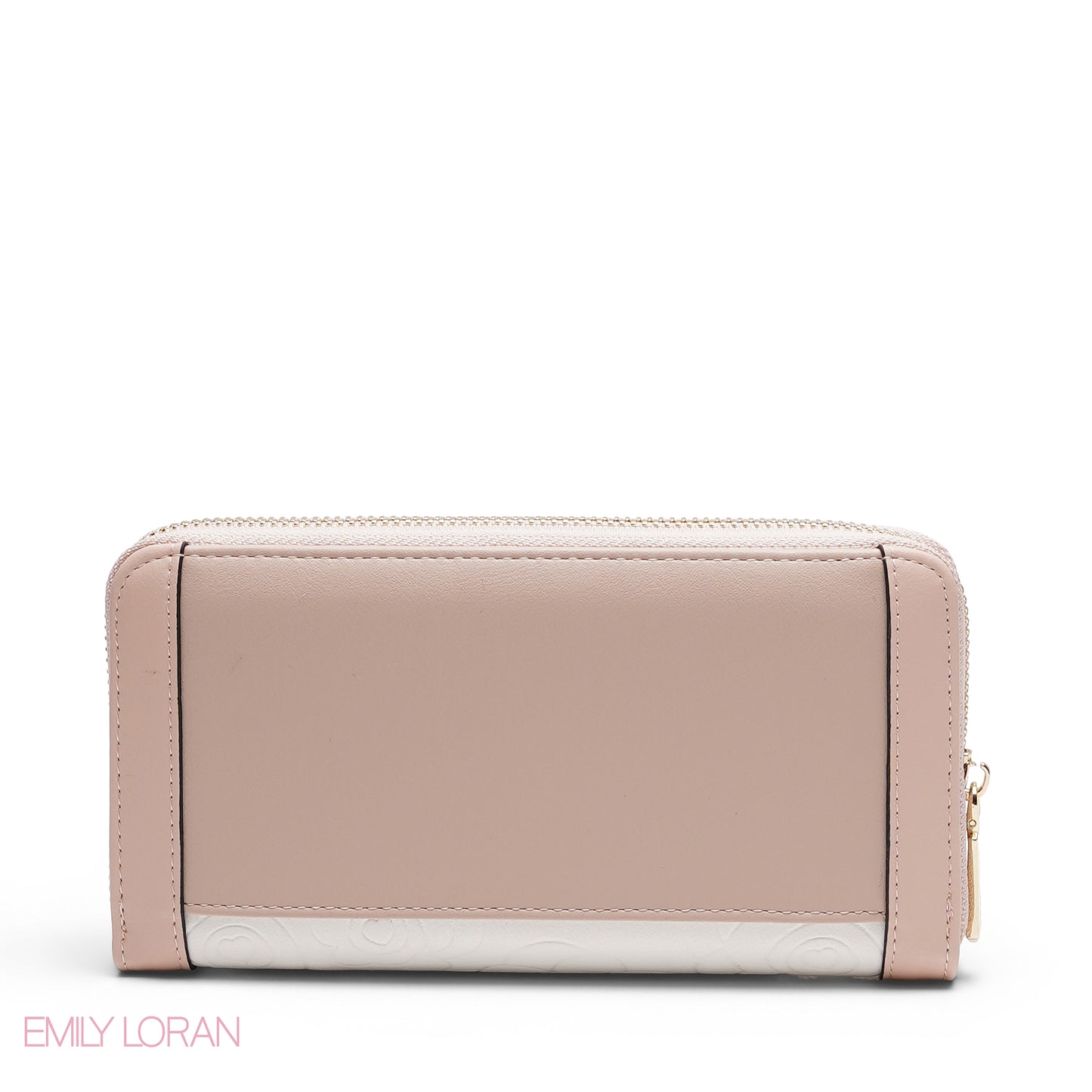 FLORAL PRINT DOUBLE COMPARTMENT ZIP-AROUND WALLET