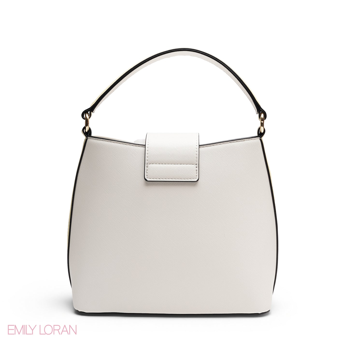 ELEGANT FLORAL PRINT SATCHEL BAG
