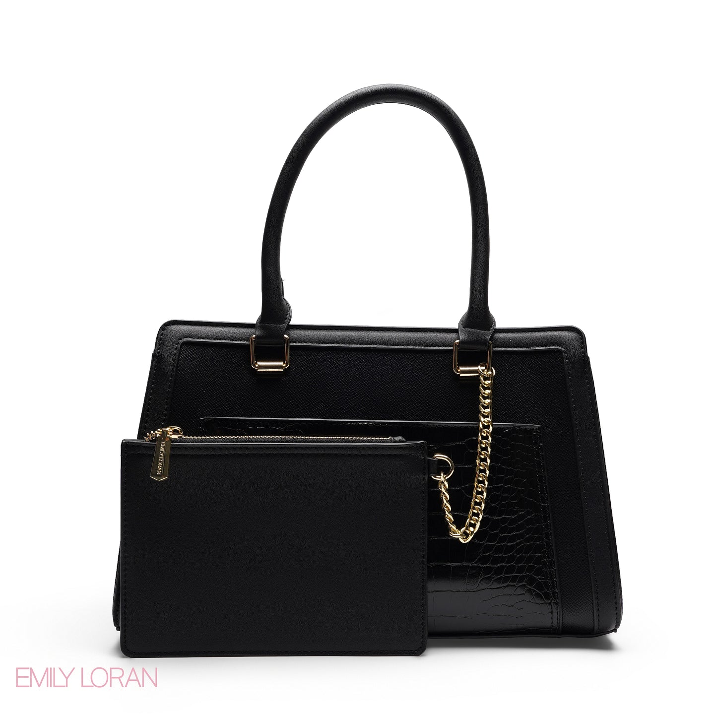 EMILY SPECIAL DESIGN WITH METALLIC POUCH BAG