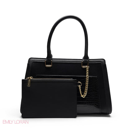 EMILY SPECIAL DESIGN WITH METALLIC POUCH BAG