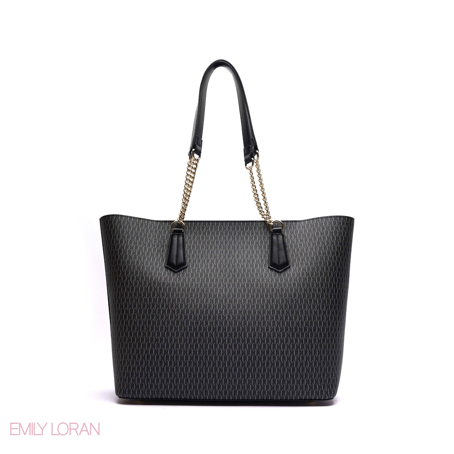 MONOGRAM SHOULDER BAG WITH PRINTED POUCH