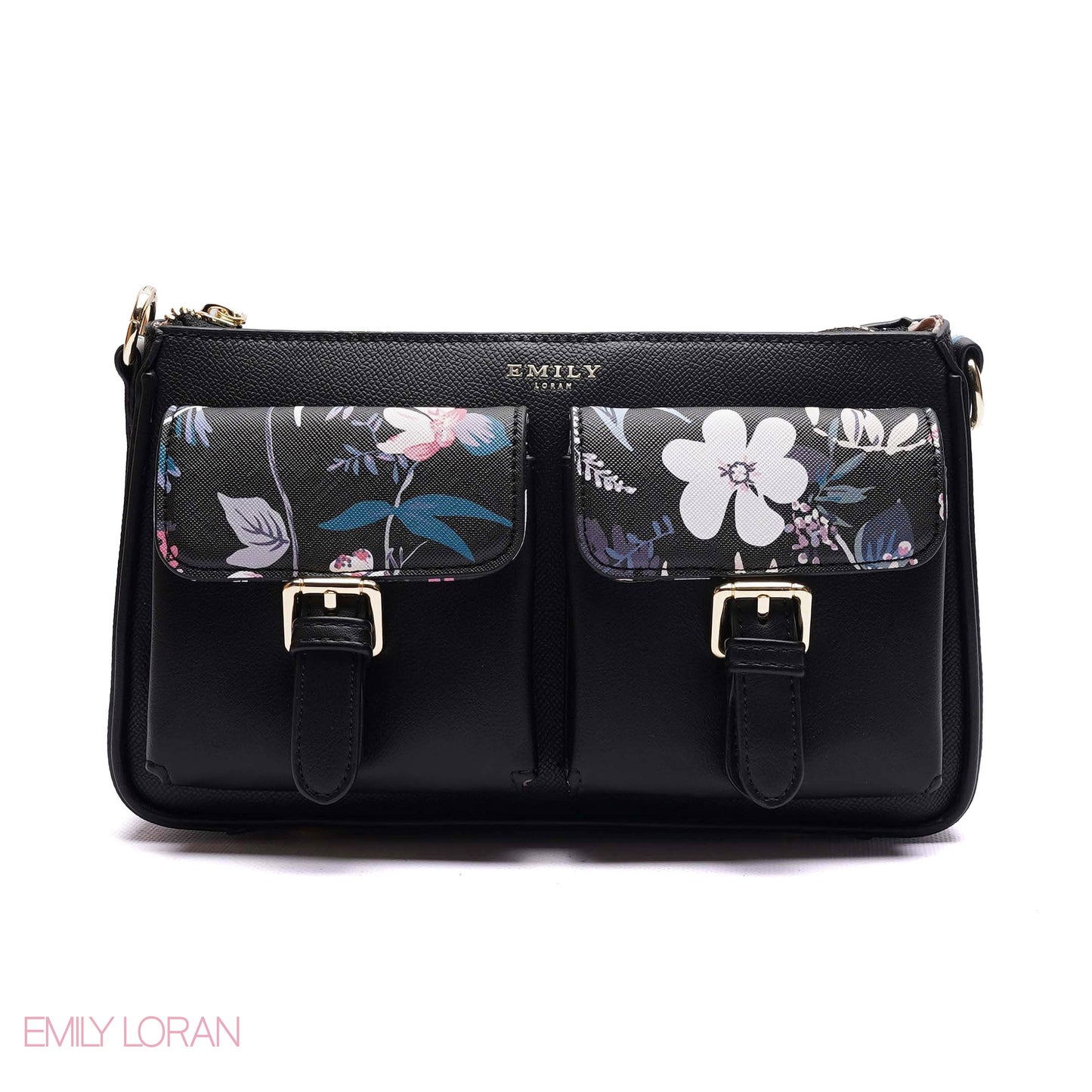 ELEGANT DUAL-POCKET CROSSBODY BAG