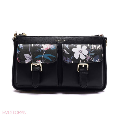 ELEGANT DUAL-POCKET CROSSBODY BAG