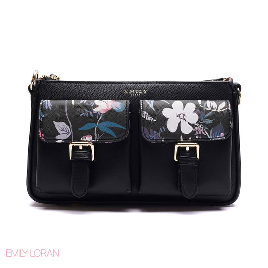 ELEGANT DUAL-POCKET CROSSBODY BAG