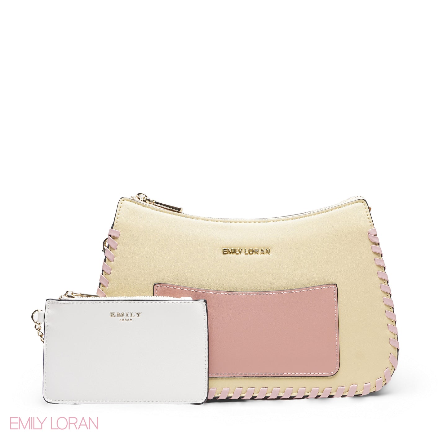 YELLOW BAG WITH HAND STRAP - MEDIUM