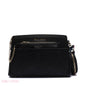 EMBOSSED FLORAL MULTI-TEXTURED CROSSBODY BAG