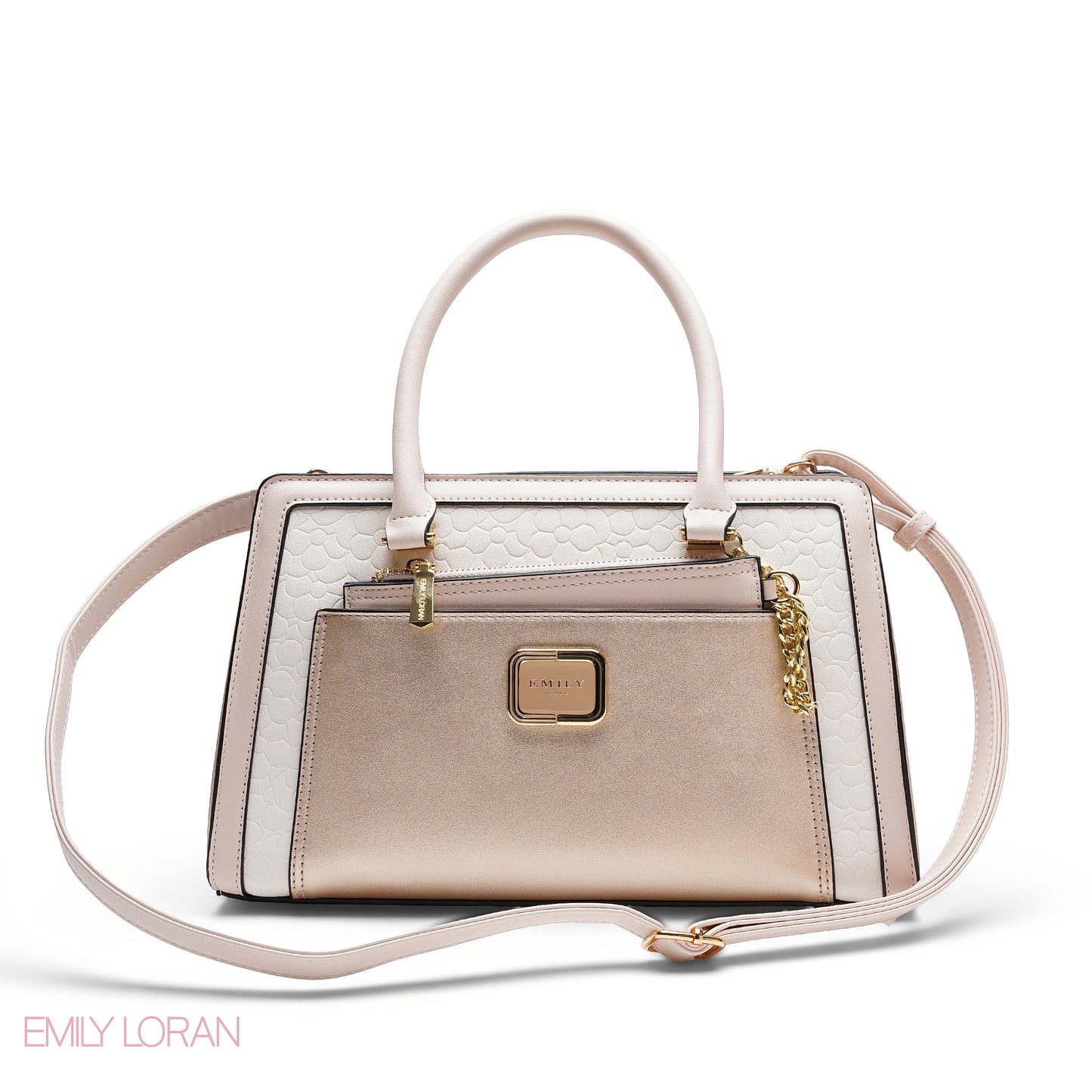 EMILY SPECIAL DESIGN WITH METALLIC POUCH BAG