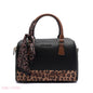EMBOSSED LOGO SATCHEL BAG - MEDIUM