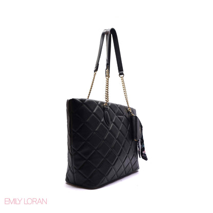 SHOULDER-BAG DAIMOND PATTERN DESIGN WITH POUCH - LARGE