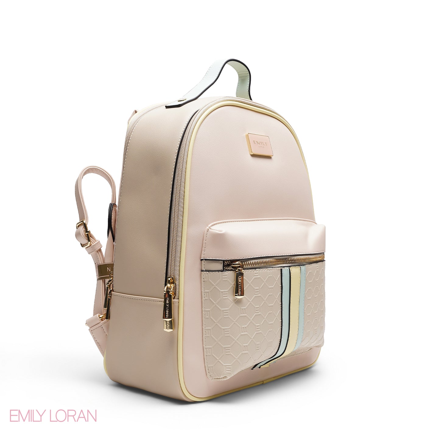 CHIC MULTI TEXTURED DAILY ESSENTIAL BACKPACK BAG