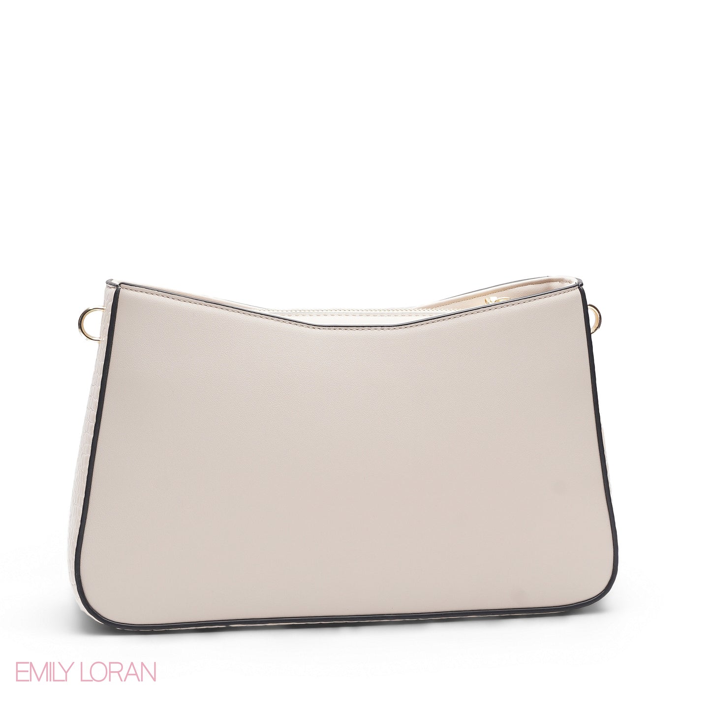 BEIGE TOTE BAG WITH SCARF - MED