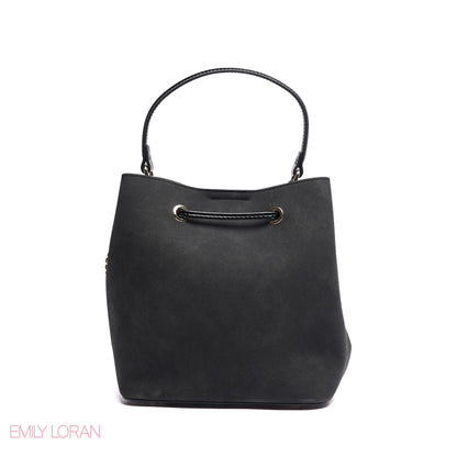 HANDBAG WITH SIMPLE LOCK DESIGNING WITH GOLD CHAIN - SMALL