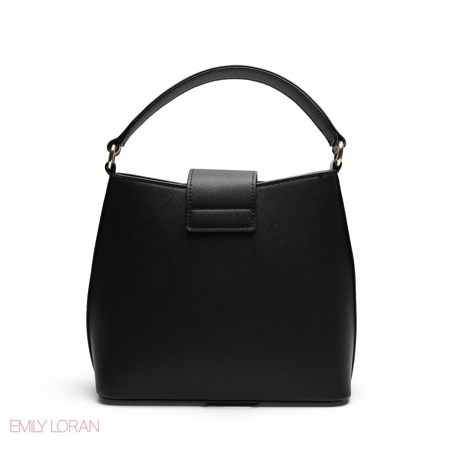 ELEGANT FLORAL PRINT SATCHEL BAG