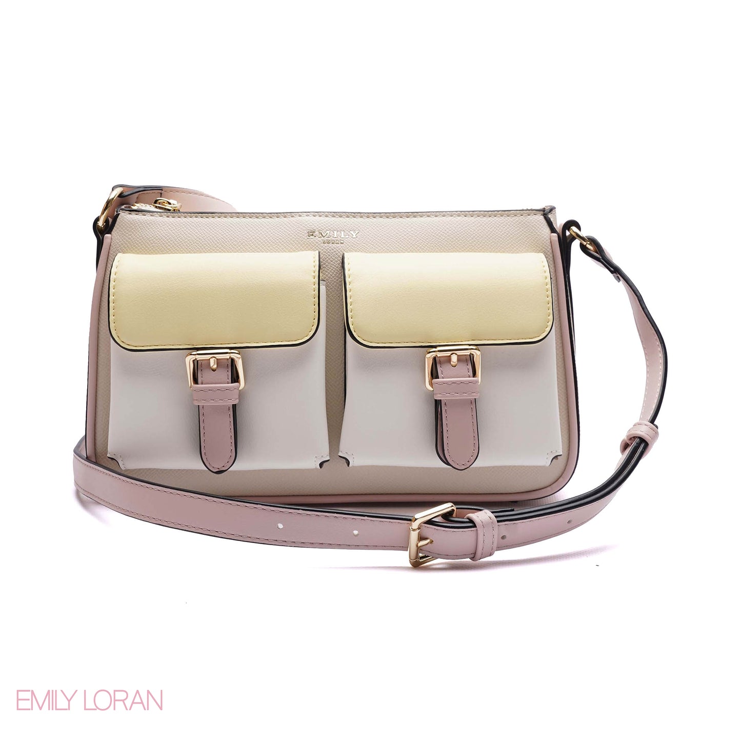 ELEGANT DUAL-POCKET CROSSBODY BAG